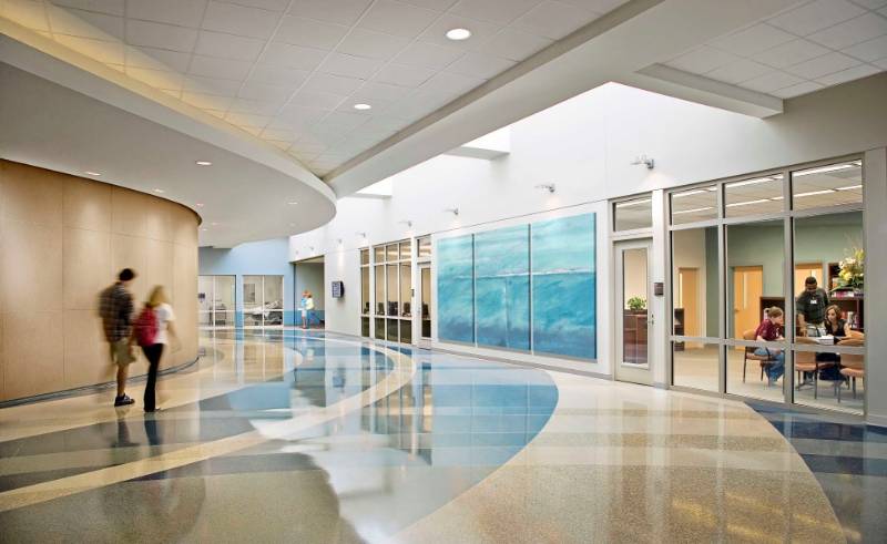 Technical College Renovation Features Fire Rated Glass Walls