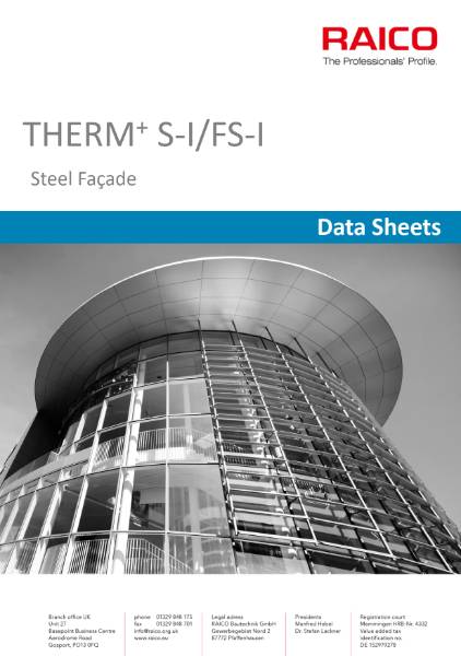 THERM+ S-I/FS-I Steel Facades