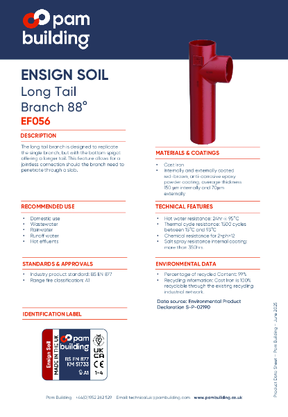 EF056 - Long Tail Branch x 88°