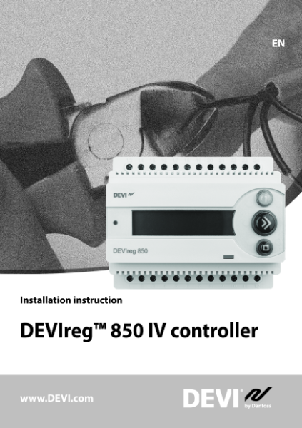 DEVIreg 850 installer instructions