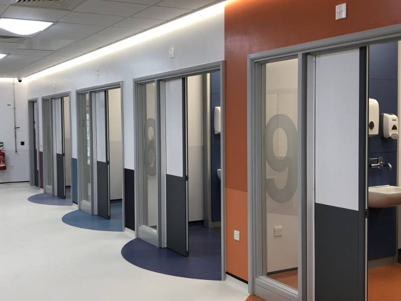 Anti-ligature products for Good Hope Hospital's new paediatric emergency department