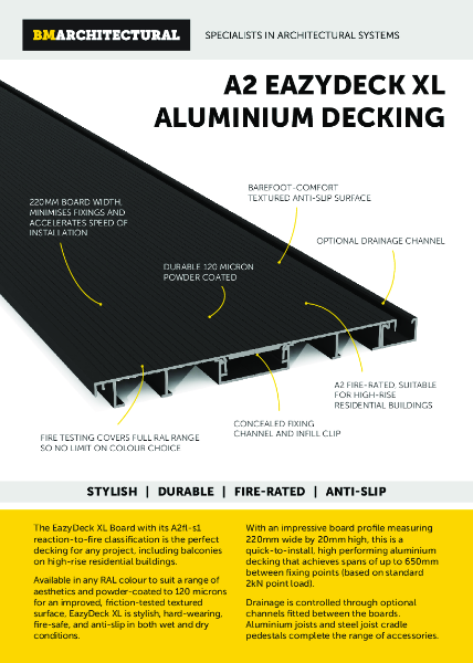 A2 EazyDeck XL Aluminium Decking