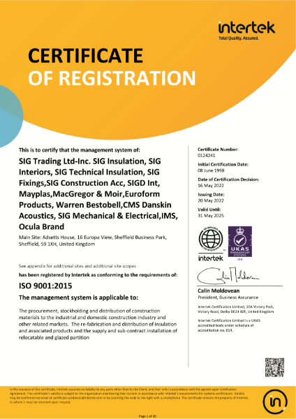 SIG ISO 9001 