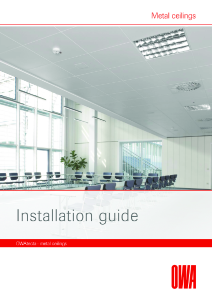 OWAtecta metal ceilings - Installation Guide