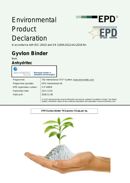 Gyvlon Binder EPD