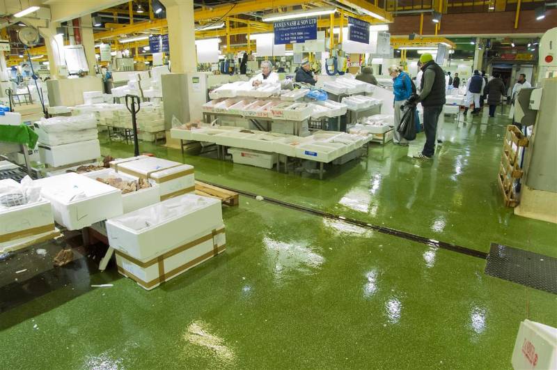 Sherwin-Williams FasTop TG69 supplied to Billingsgate Market for long term hygienic flooring solution