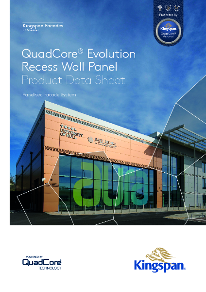 QuadCore® Evolution Recess Wall Panel Data Sheet