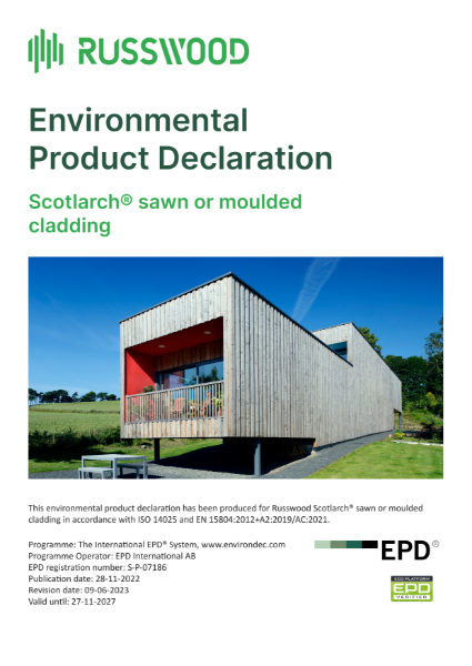 Scotlarch® sawn or moulded cladding EPD