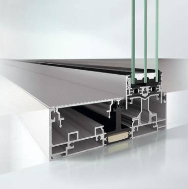 Slimline Panorama design aluminium sliding door system - ASE 67 PD - Aluminium Sliding Door System