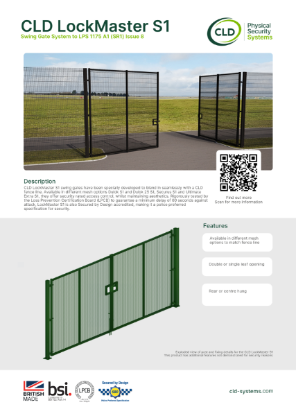 CLD LockMaster S1 Data Sheet