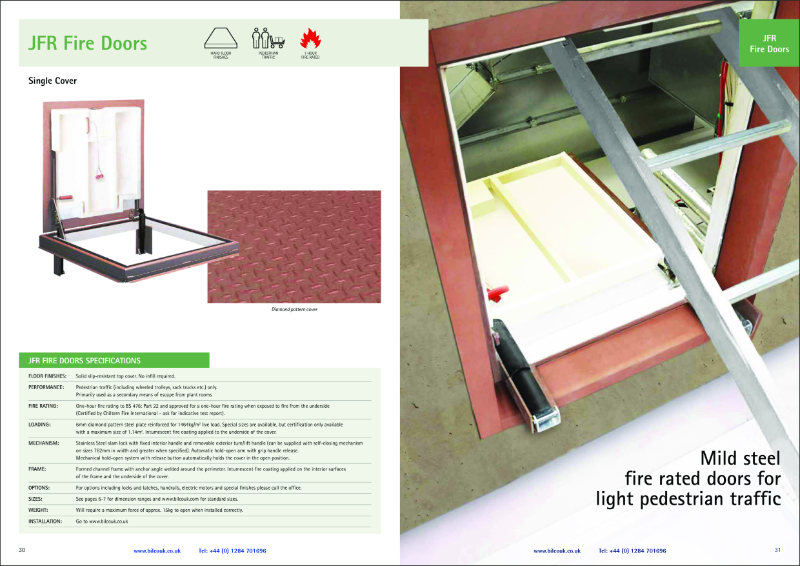 TYPE J-FR - 1hr Fire Rated Floor Access Door