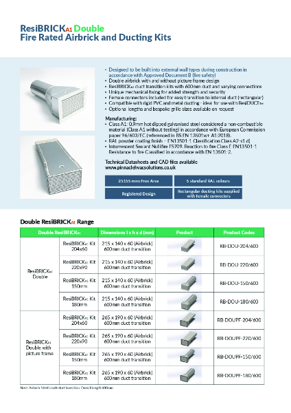 ResiBRICK-Double-Fire-Rated-Airbrick-and-Ducting-Kits-Page