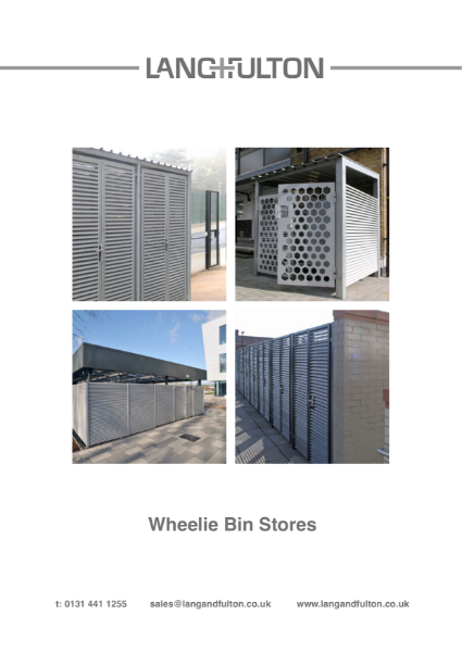 Wheelie Bin Stores and Bike Storage