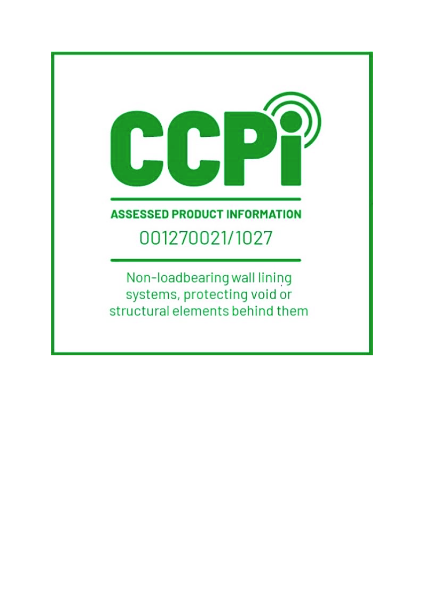 CCPi 001270021-1027 Non-loadbearing wall lining systems, protecting void or structural elements behind them