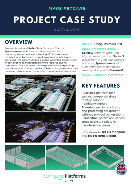 Series 3 with Speedscreen & Guardrail - Mars Petcare