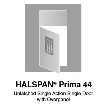 HALSPAN® Prima 54 mm Internal Fire Rated Door Blank - Unlatched Single Acting Single Doors With Overpanel