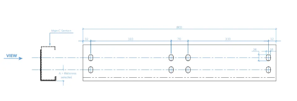 C Section Sleeve C-01-002
