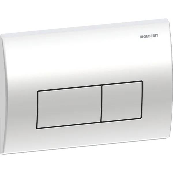 Geberit Omega10 flush plate for dual flush, square - Actuator Plate and Cover Plate