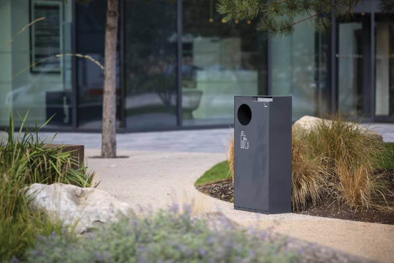 Crystal Litter Bin - Litter Bins