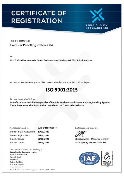 ISO 9001:2015 Quality Management