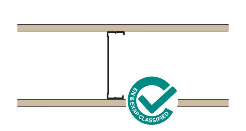 Siniat Single Frame Metal Stud Partition CS14R-15Ld