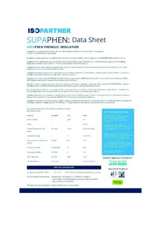 Supaphen Phenolic Pipe Insulation