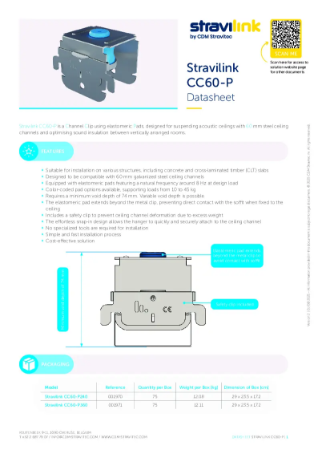 Datasheet - Stravilink CC60-P (EU)