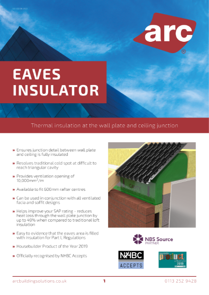 Eaves Insulator Data Sheet