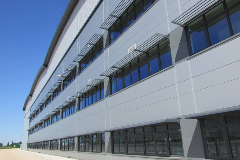 SkyLine Projecting Brise Soleil - Aerofoil Horizontal & Vertical Array Panels