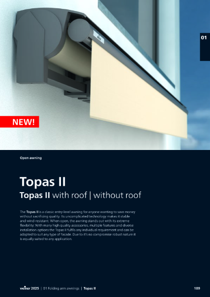 Topas II technical folder