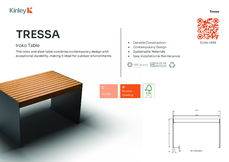 TRESSA Specification Sheet + Datasheets