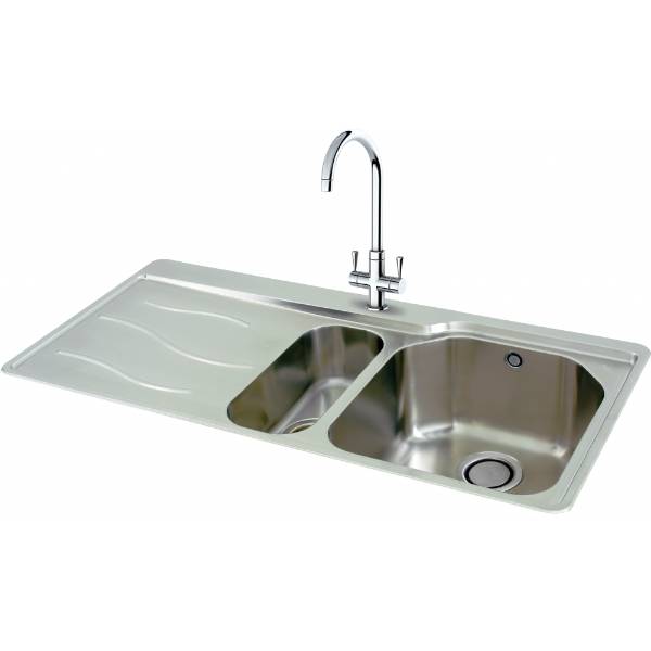  Carron Phoenix Maui Bowl Stainless Steel Sink - Inset Kitchen Sink