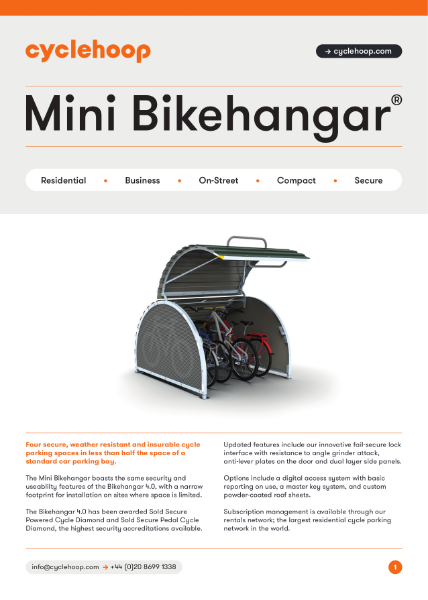 Mini Bikehangar Brochure