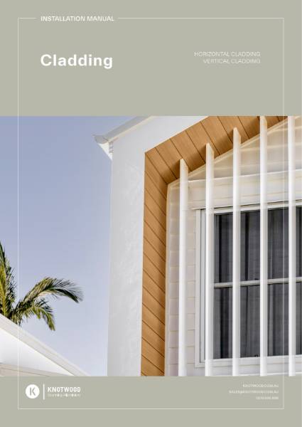 Knotwood cladding installation guide