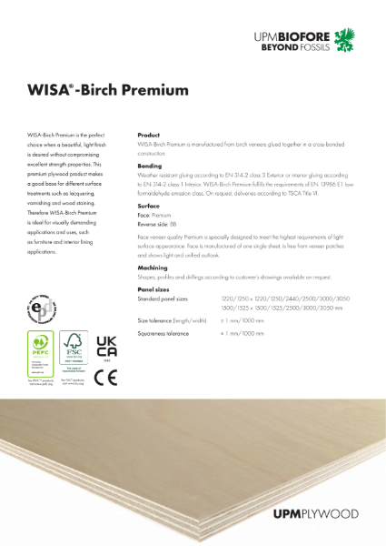 WISA-Birch Premium Plywood