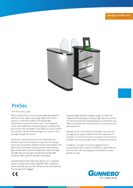 Manual Full-Height Turnstile for Internal Installation - RevoSec | NBS