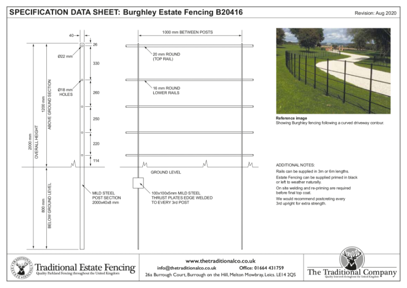 Burghley Estate Fencing