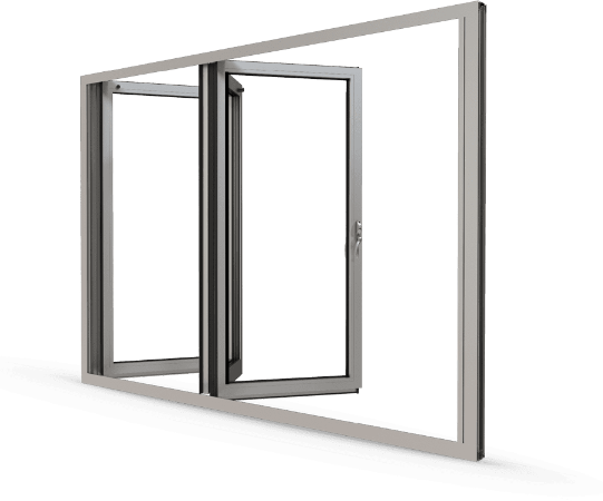 Foldedør i Hel Aluminium - Foldedør i Aluminium