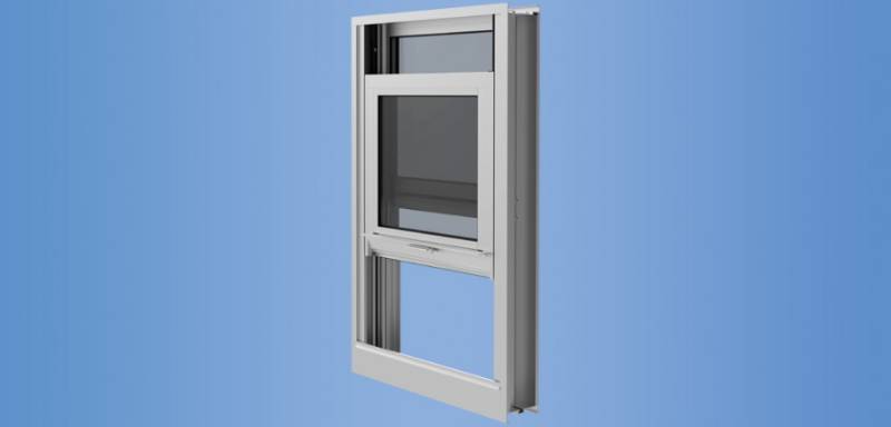 YVS 410 TU - Thermally Broken Side Loading Hung Window for Monolithic and Insulating Glass
