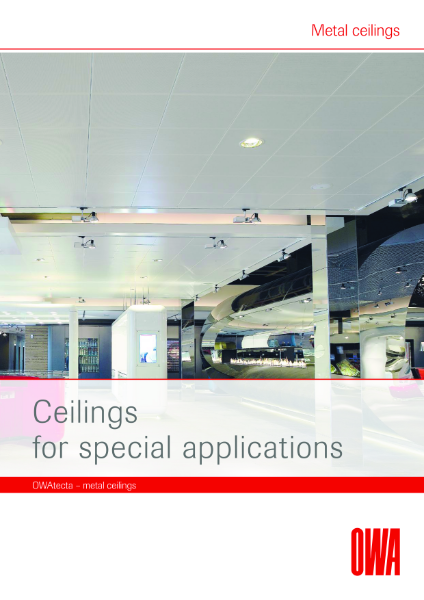 DS_9398 - OWAtecta metal ceilings - Special applications