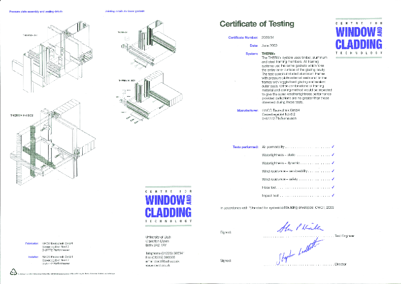 CWCT Certificate