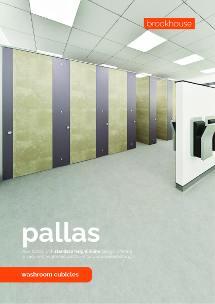 Washroom Brochure - Pallas Standard Height Inline Cubicle