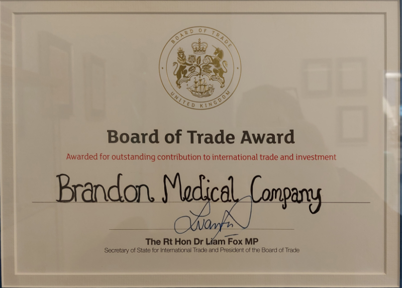 Board of Trade Award