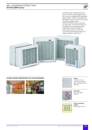 HV-STYLVENT Catalogue