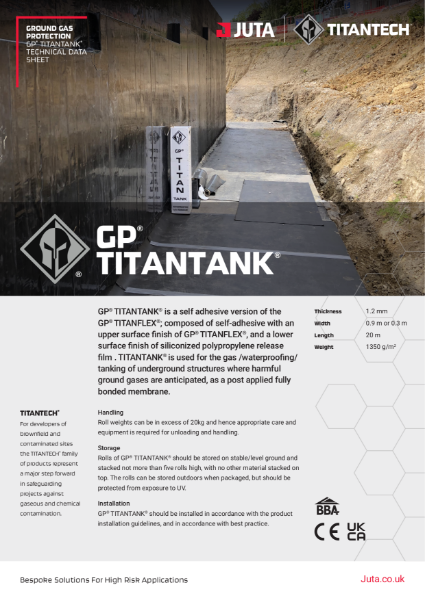 JUTA GP® Titantank - Technical Datasheet