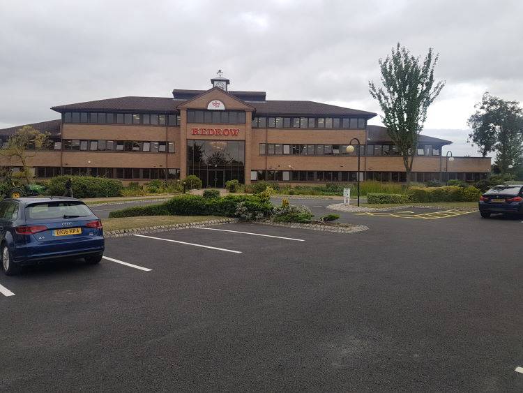 Durable car park surface for business headquarters