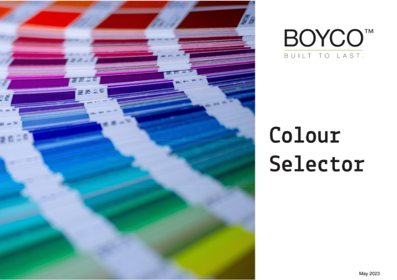 BOYCO UK - Colour Selector Guide
