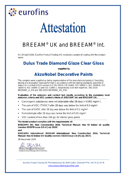 BREEAM - Certification