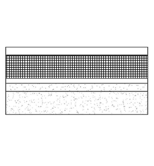 Flat mastic asphalt inverted roof on precast hollow slab