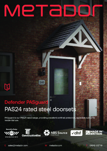 Defender PASguard PAS24 rated steel doorsets